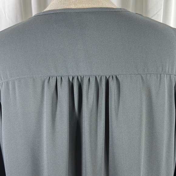 Soho M Grey Long Sleeve Blouse - Picture 10 of 14